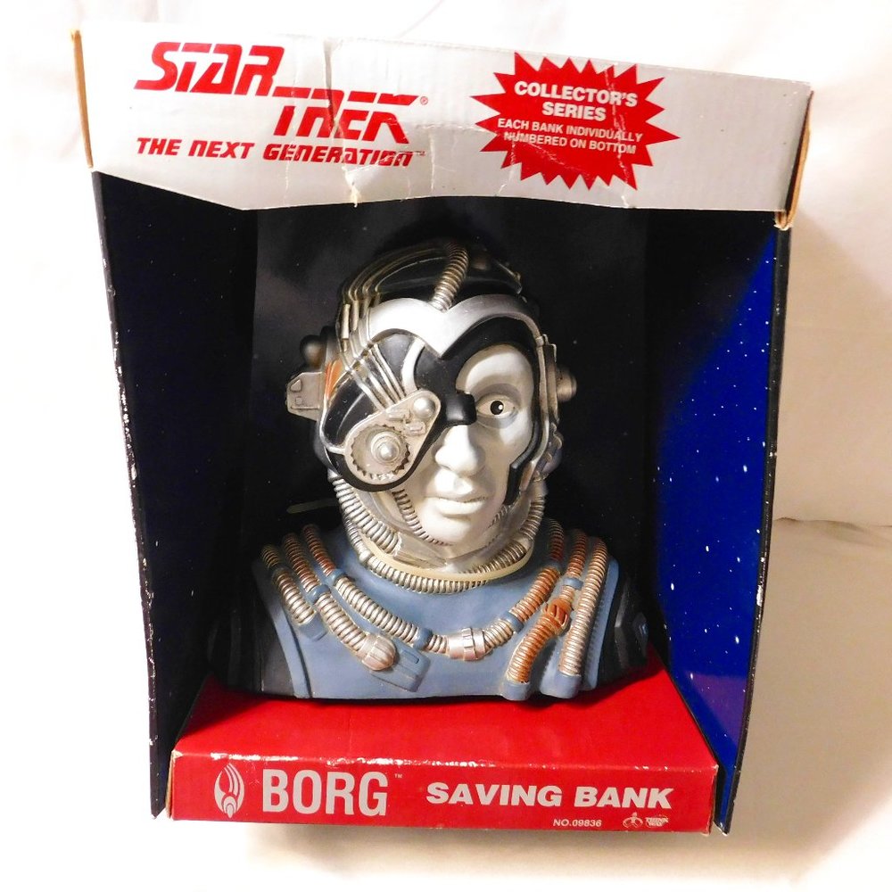 Star Trek Next Generation BORG Savings Bank Vintage 1994 Collector's Series